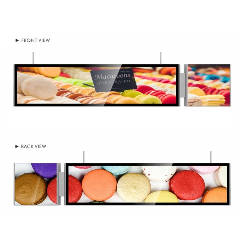 Light Box -эки экран туташтырылган 49 дюймдук LCD тилкелүү дисплей
